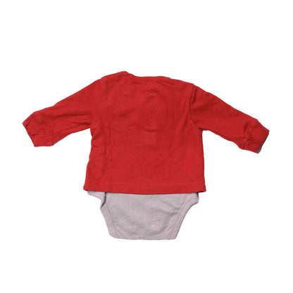 Made with love by place red romper