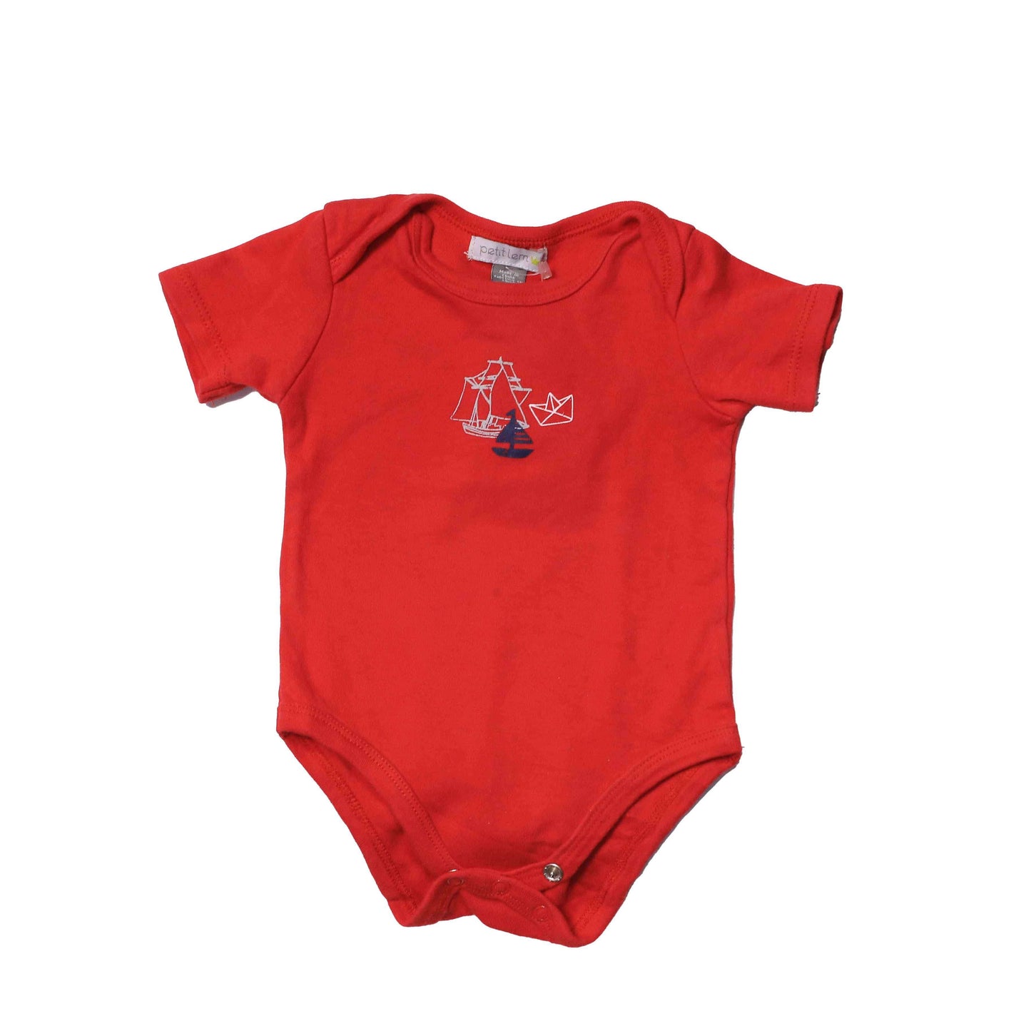 Petit lem red romper