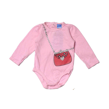 Petit lem pink romper