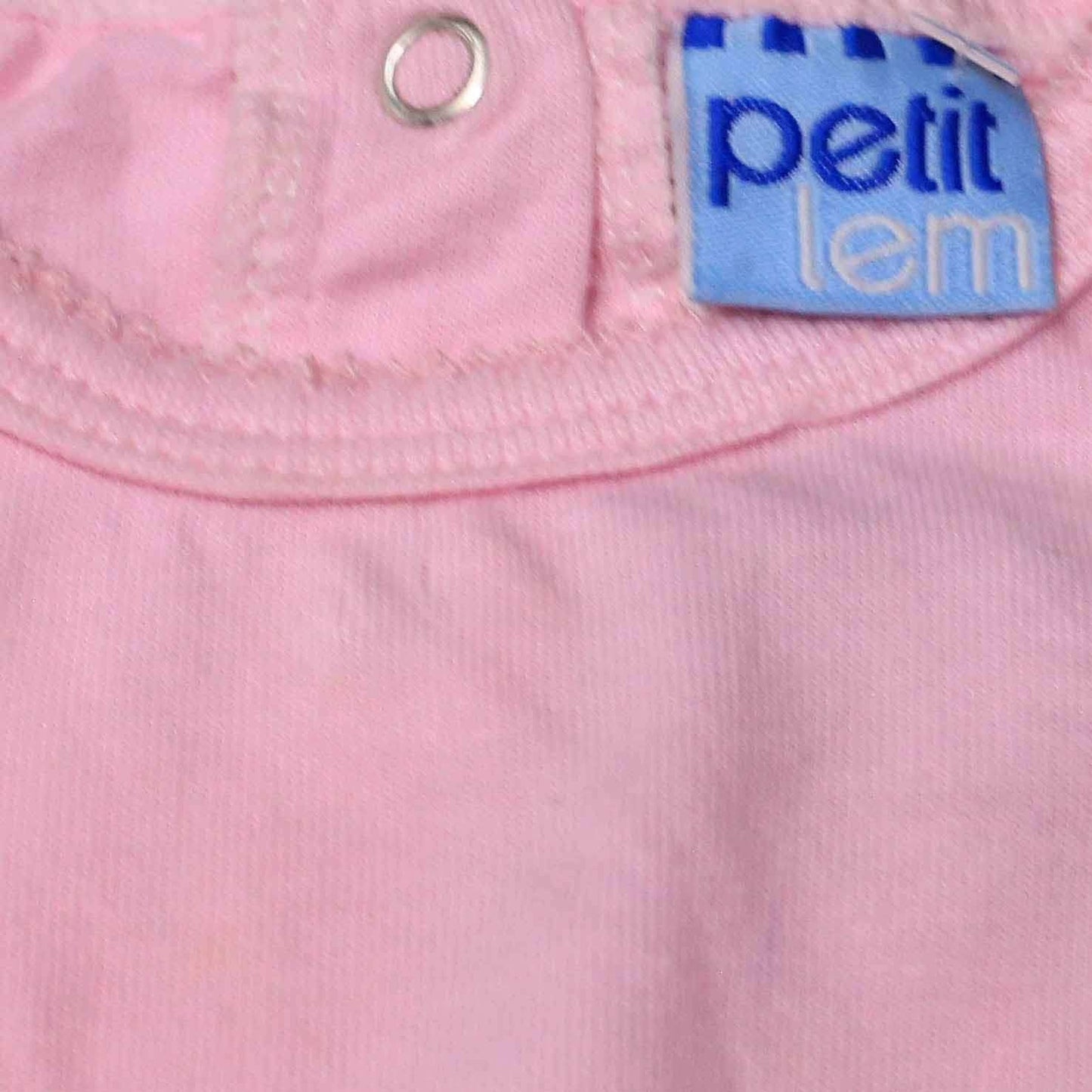 Petit lem pink romper